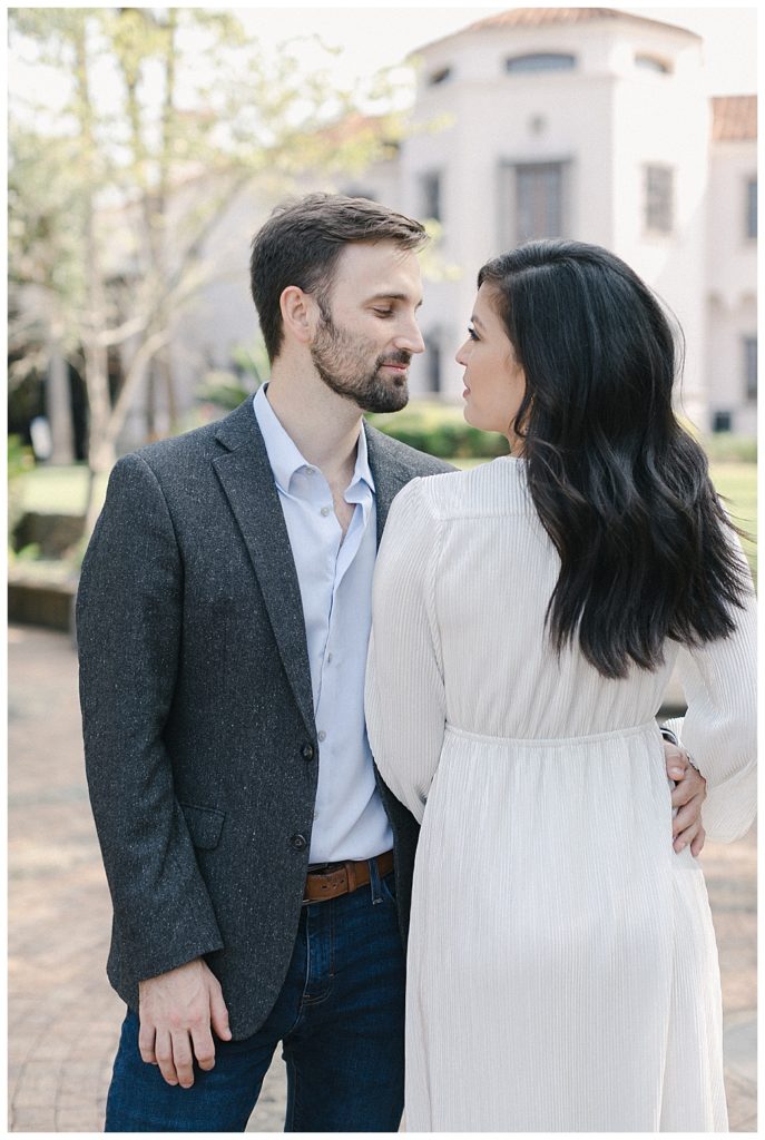 Couple looking at each otherr