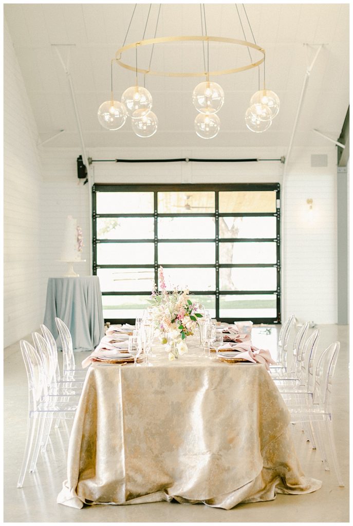 pastel inspired elegant wedding table