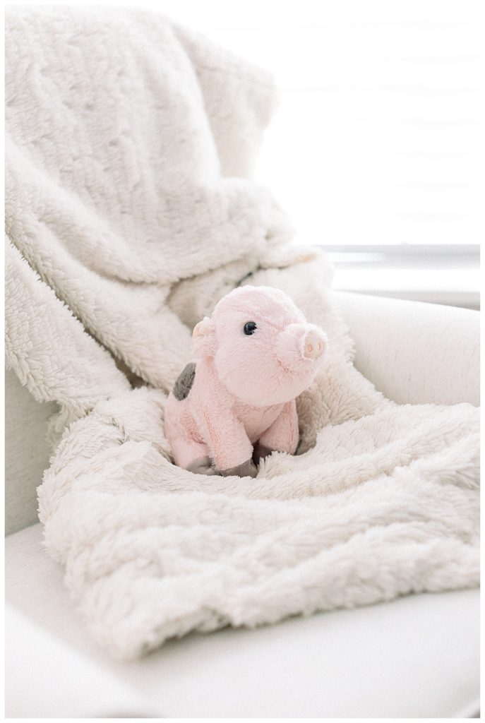 pig stuffed animal for baby nursery