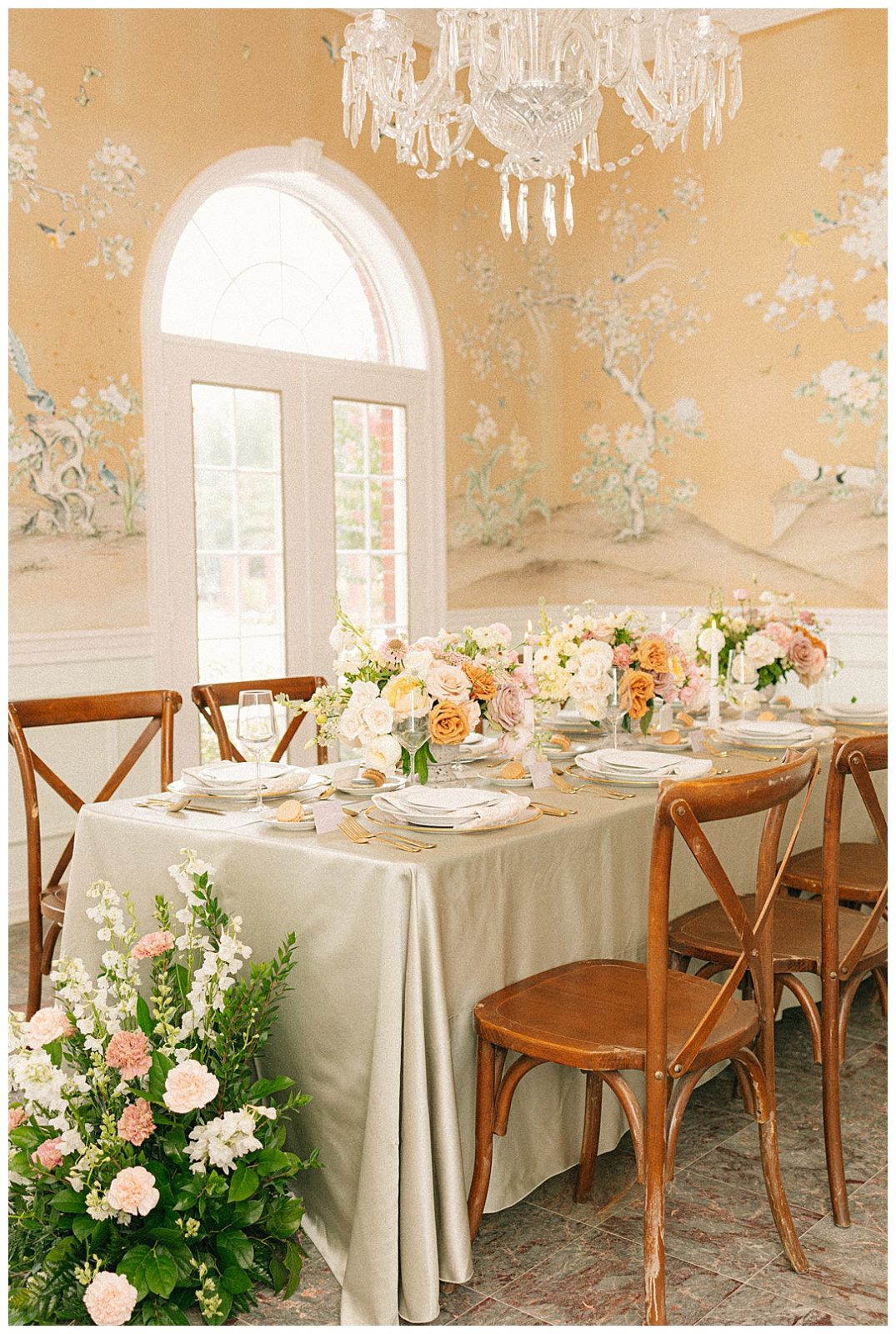 indoor reception at mansion at colo vista 